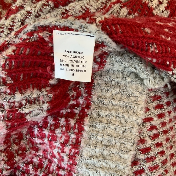 Southwest Style Boho Cardigan Aztec Size Medium - Picture 9 of 10